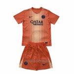 Paris Saint-Germain Goalkeeper Shirt Kid 2025-2026 Orange