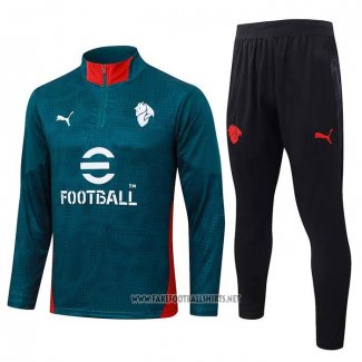 Sweatshirt Tracksuit AC Milan Kid 2025-2026 Green