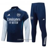 Sweatshirt Tracksuit Arsenal Kid 2025-2026 Blue Grey