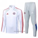 Sweatshirt Tracksuit Bayern Munich 2025-2026 White Red