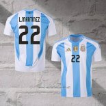 Argentina Player L.Martinez Home Shirt 2024