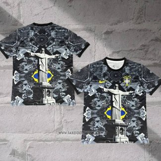 Brazil Jesus Shirt 2025-2026 Black Thailand