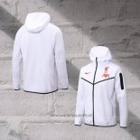 Chaqueta con Capucha del Liverpool 2022-2023 White