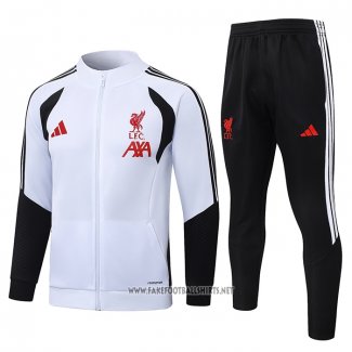 Jacket Tracksuit Liverpool Kid 2026-2027 White