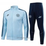 Jacket Tracksuit Manchester City Kid 2025-2026 Blue