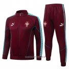 Jacket Tracksuit Portugal Kid 2026-2027 Red