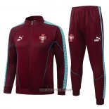 Jacket Tracksuit Portugal Kid 2026-2027 Red