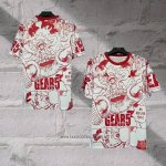 Japan Anime Luffy Shirt 2025-2026 White Red Thailand