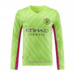 Manchester City Goalkeeper Shirt Long Sleeve 2023-2024 Green