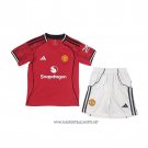 Manchester United Home Shirt Kid 2025-2026