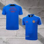 Manchester United Shirt Polo 2025-2026 Blue