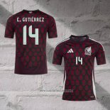 Mexico Player E.Gutierrez Home Shirt 2024