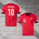 Portugal Player Bernardo Home Shirt 2024