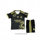 Real Madrid Dragon Shirt Kid 2025 Black