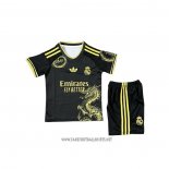 Real Madrid Dragon Shirt Kid 2025 Black