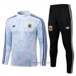Sweatshirt Tracksuit Argentina Kid 2026-2027 White