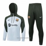 Sweatshirt Tracksuit Barcelona Kid 2023-2024 Grey Claro