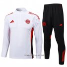 Sweatshirt Tracksuit Bayern Munich Kid 2025-2026 White