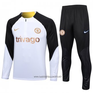 Sweatshirt Tracksuit Chelsea 2023-2024 White