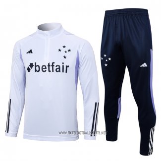 Sweatshirt Tracksuit Cruzeiro 2023-2024 White