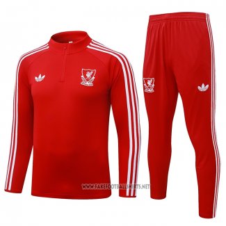 Sweatshirt Tracksuit Liverpool Kid 2026-2027 Red