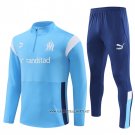 Sweatshirt Tracksuit Olympique Marseille 2023-2024 Blue