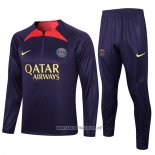 Sweatshirt Tracksuit Paris Saint-Germain Kid 2023-2024 Purpura