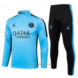 Sweatshirt Tracksuit Paris Saint-Germain Kid 2023-2024 Light Blue