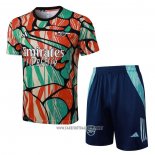 Tracksuit Arsenal Short Sleeve 2024-2025 Red Green - Shorts