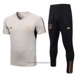 Tracksuit Germany Short Sleeve 2022-2023 Grey