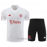 Tracksuit Manchester United Short Sleeve 2023-2024 White - Shorts