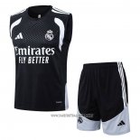 Tracksuit Real Madrid Without Sleeves 2025-2026 Black