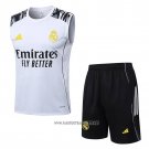 Tracksuit Real Madrid Without Sleeves 2025-2026 White