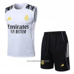 Tracksuit Real Madrid Without Sleeves 2025-2026 White