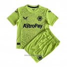 Wolves Away Goalkeeper Shirt Kid 2023-2024