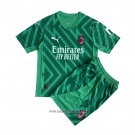 AC Milan Goalkeeper Shirt Kid 2023-2024 Green