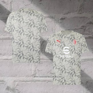 AC Milan Shirt Pre-Match 2025-2026 Grey