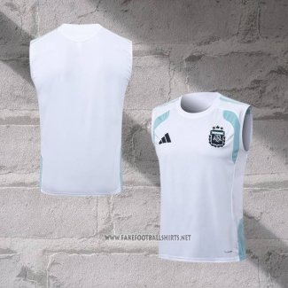 Argentina Training Shirt Without Sleeves 2025-2026 White