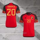 Belgium Player Vanaken Home Shirt 2022