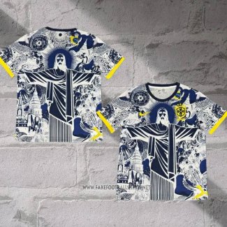 Brazil Jesus Shirt 2025-2026 Grey Thailand