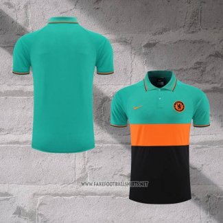 Chelsea Shirt Polo 2022-2023 Green and Orange