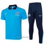 Conjunto Polo Chelsea 2024-2025 Blue