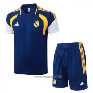 Conjunto Polo Real Madrid 2026-2027 Blue