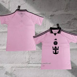 Inter Miami Shirt Polo 2024-2025 Rosa