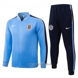 Jacket Tracksuit England Kid 2026-2027 Blue