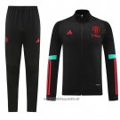 Jacket Tracksuit Manchester United Kid 2023-2024 Black