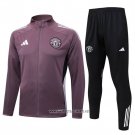 Jacket Tracksuit Manchester United Kid 2025-2026 Brown