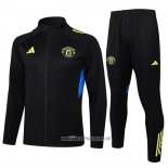 Jacket Tracksuit Manchester United Kid 2025-2026 Yellow Black