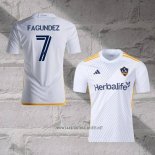 Los Angeles Galaxy Player Fagundez Home Shirt 2024-2025