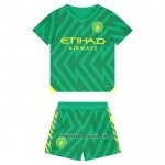 Manchester City Goalkeeper Shirt Kid 2023-2024 Green